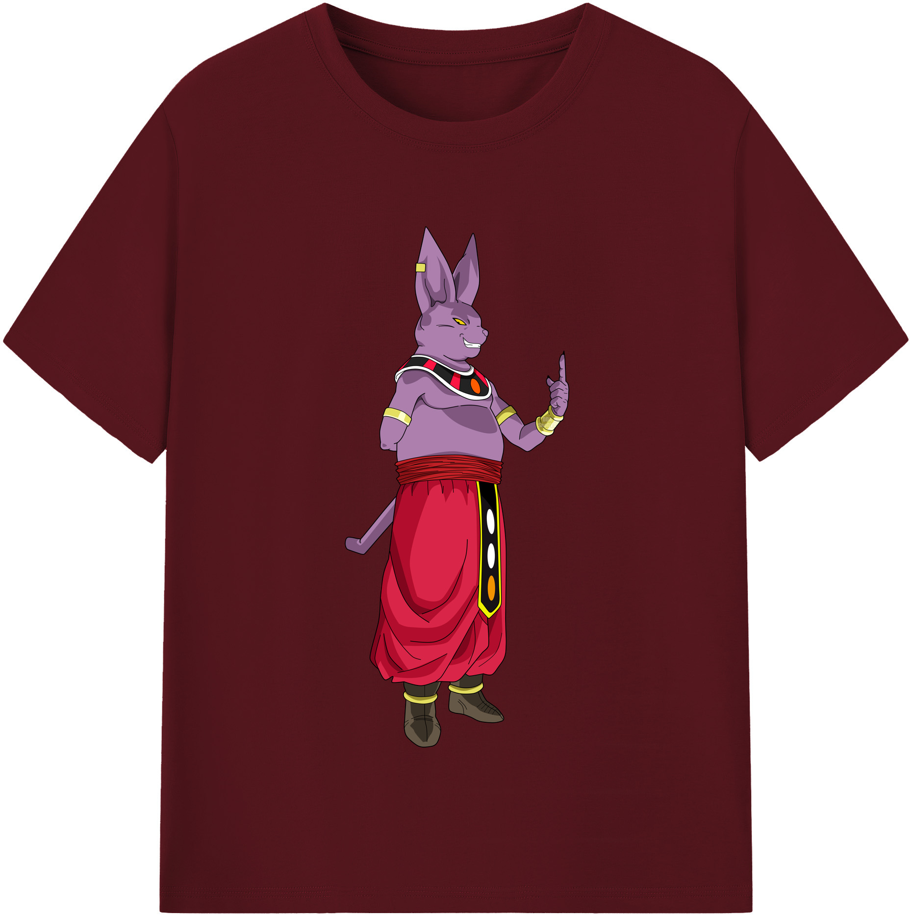 （画像用） ドラゴンボール シャンパ DRAGON BALL Champa 綿100％半袖Tシャツ（フロントプリント）